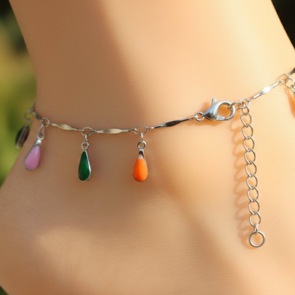 "Elegant Handmade Anklet – Delicate Jewelry for Women, MAR092006 - Picture 3 of 5